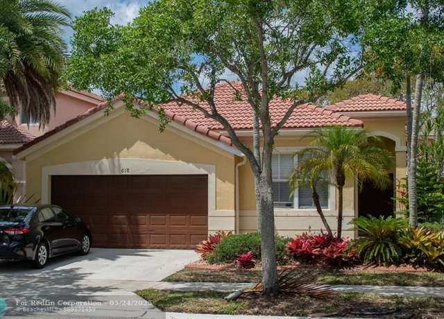 Property at 618 Bald Cypress Rd, Weston, FL 33327, 3 beds, 2 baths