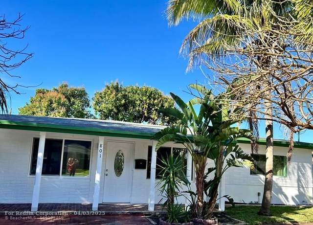 Property at 801 NE 36th St, Oakland Park, FL 33334, 3 beds, 3 baths