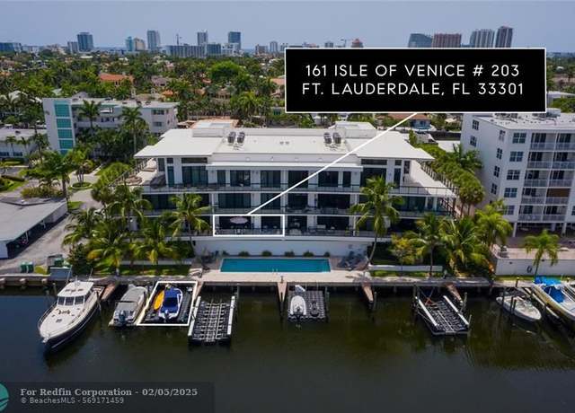 Property at 161 Isle Of Venice #203, Fort Lauderdale, FL 33301, 3 beds, 3.5 baths