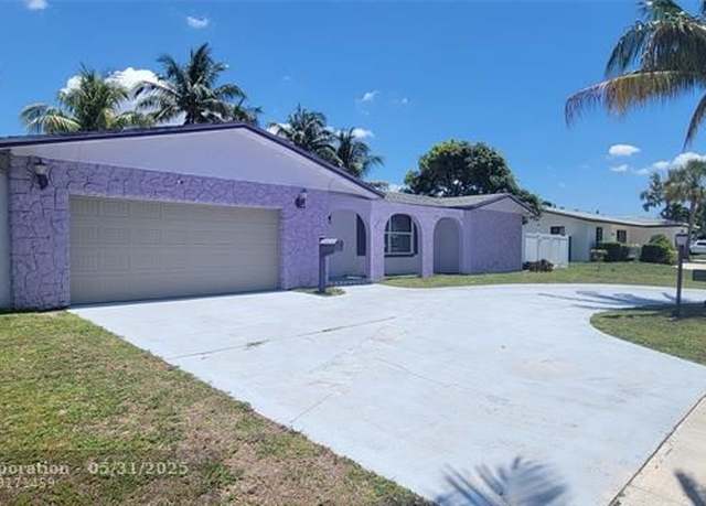 Property at 6161 SW 15th St, Plantation, FL 33317, 4 beds, 2 baths