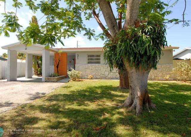 Property at 21 NE 57th Ct, Fort Lauderdale, FL 33334, 3 beds, 2 baths
