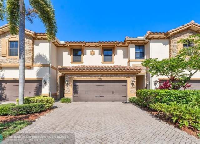 Property at 8433 Blue Cove Way #8433, Parkland, FL 33076, 3 beds, 2.5 baths