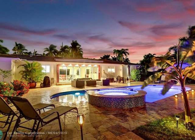 Property at 851 Harrison St, Hollywood, FL 33019, 4 beds, 3 baths