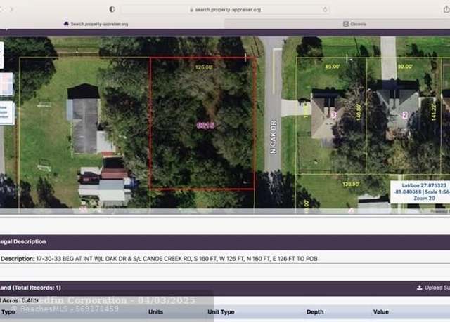 Property at 0 N Oak Dr, FL 34739