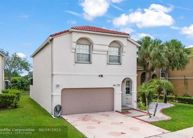 Property at 301 NW 151st Ave, Pembroke Pines, FL 33028, 4 beds, 2.5 baths
