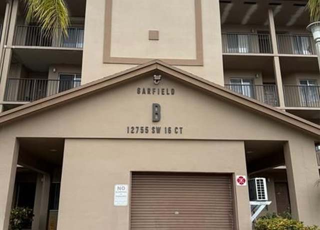 Property at 12755 SW 16th Ct Unit 407B, Pembroke Pines, FL 33027, 1 bed, 1.5 baths