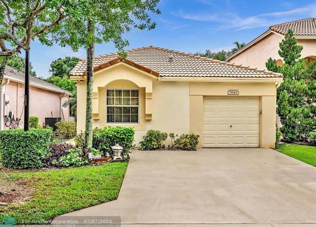 Property at 5843 Eagle Cay Ter, Coconut Creek, FL 33073, 3 beds, 2 baths