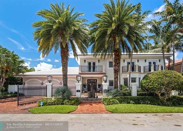 Property at 15 Pelican Dr, Fort Lauderdale, FL 33301, 4 beds, 5.5 baths