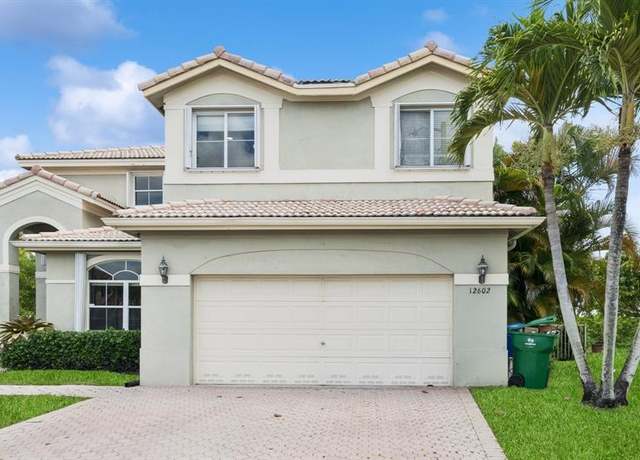 Property at 12602 SW 28th St, Miramar, FL 33027, 4 beds, 2.5 baths
