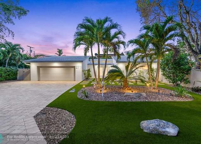 Property at 2711 NE 20th St, Fort Lauderdale, FL 33305, 4 beds, 3 baths