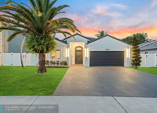 Property at 5820 SW 102nd Ave, Cooper City, FL 33328, 3 beds, 2 baths