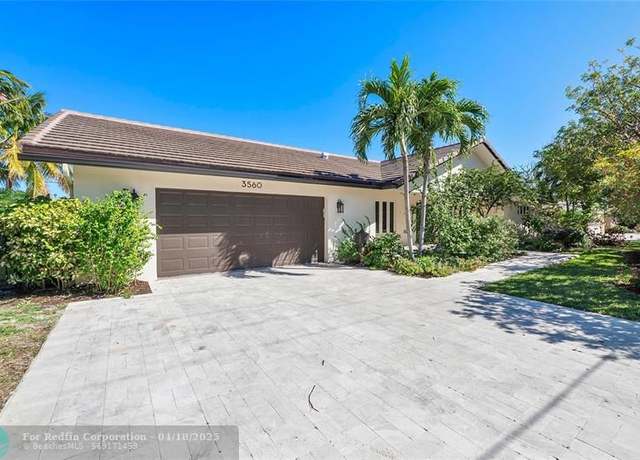 Property at 3560 NE 30th Ave, Lighthouse Point, FL 33064, 4 beds, 3 baths