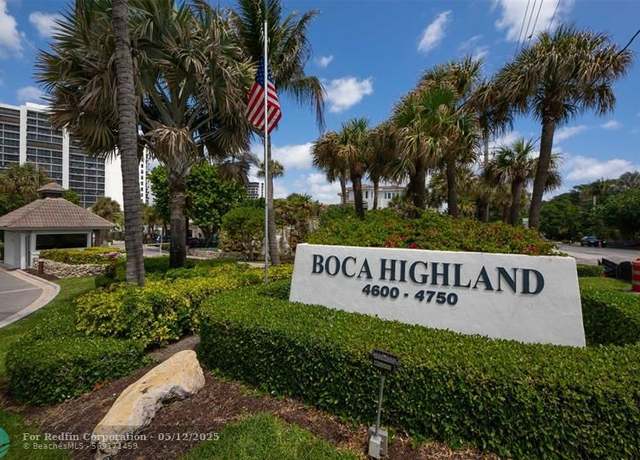Property at 4600 S Ocean Blvd #603, Highland Beach, FL 33487, 2 beds, 2 baths