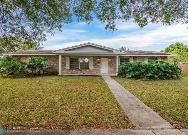 Property at 1401 NW 73rd, Plantation, FL 33313, 4 beds, 2 baths