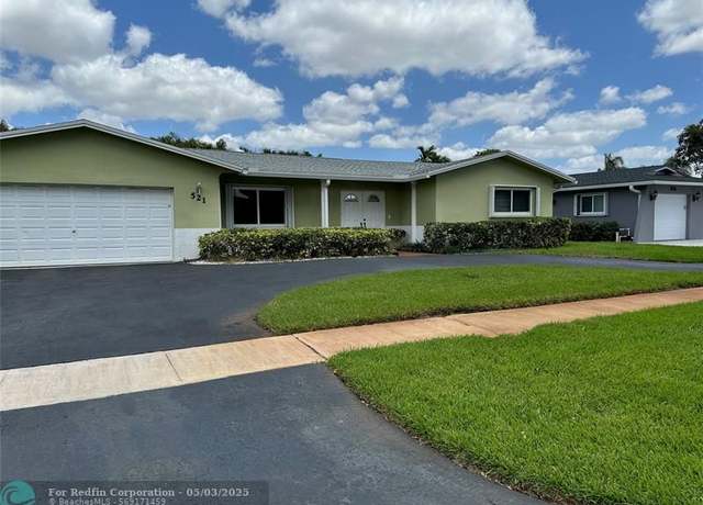 Property at 521 NW 98th Ave, Pembroke Pines, FL 33024, 3 beds, 2 baths