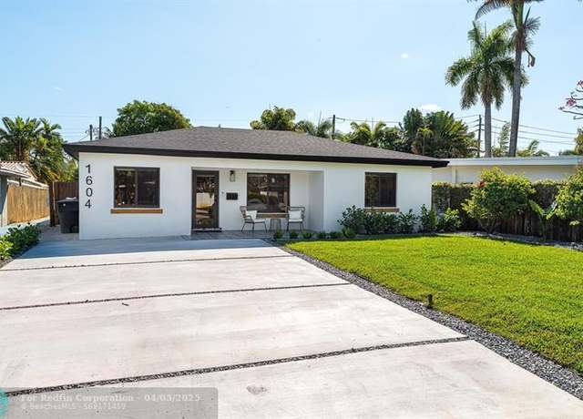 Property at 1604 NE 16th Ave, Fort Lauderdale, FL 33305, 4 beds, 3 baths