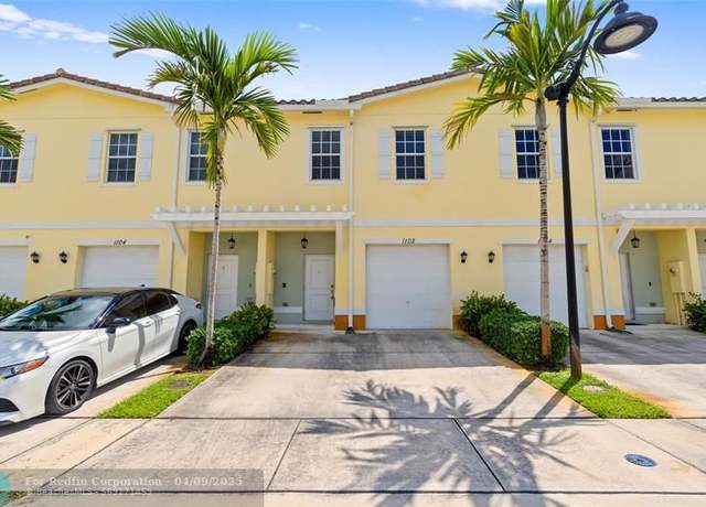 Property at 1102 NW 40th Way, Lauderhill, FL 33313, 3 beds, 2.5 baths