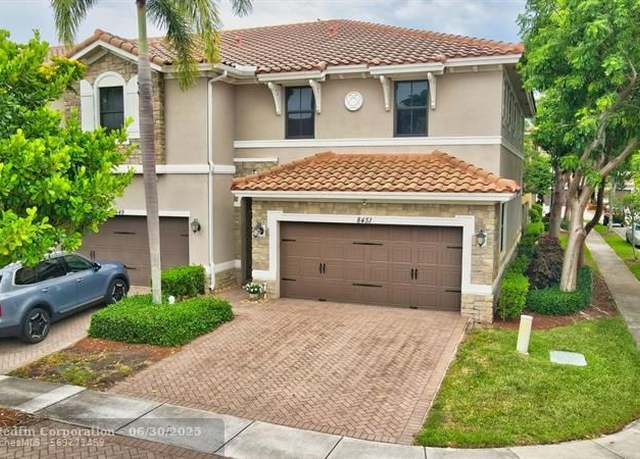 Property at 8451 Blue Cove Way, Parkland, FL 33076, 3 beds, 2.5 baths