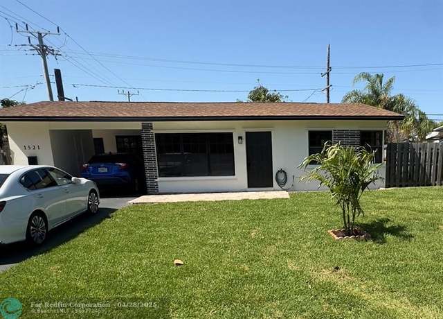 Property at 1521 NE 32nd Pl, Pompano Beach, FL 33064, 2 beds, 1 bath