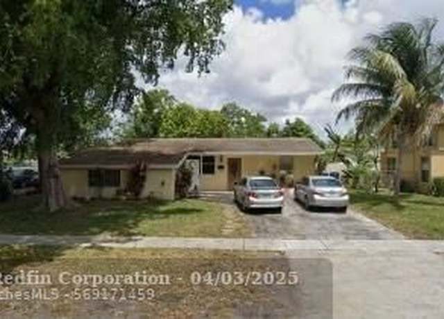Property at 4501 NW 36th St, Lauderdale Lakes, FL 33319, 3 beds, 2 baths