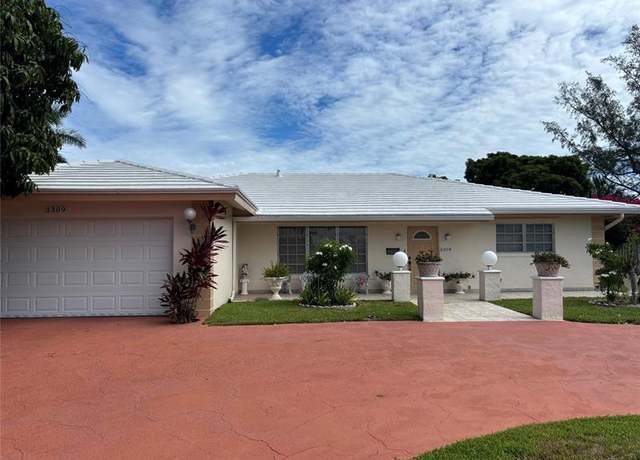 Property at 3309 NE 42nd Ct, Fort Lauderdale, FL 33308, 3 beds, 2 baths