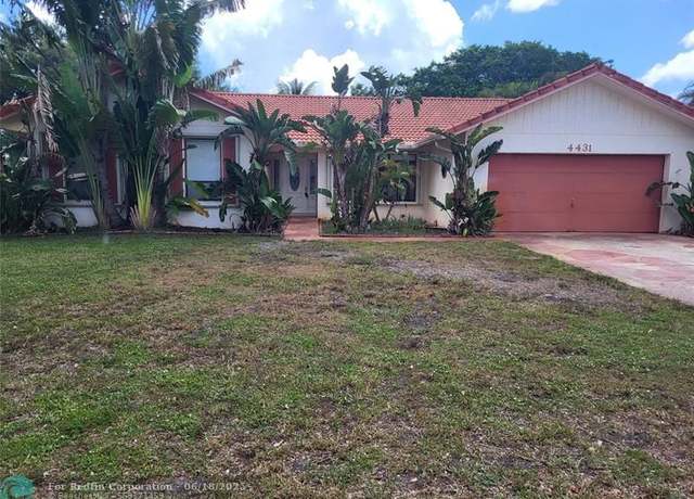 Property at 4431 NW 109th Ter, Coral Springs, FL 33065, 3 beds, 2 baths