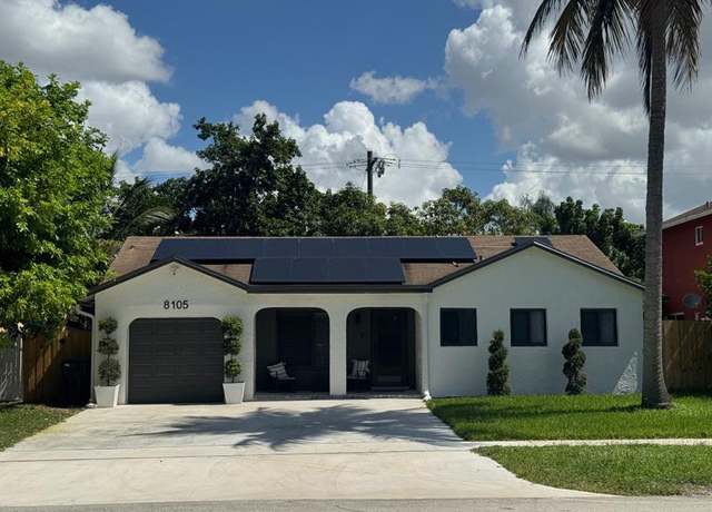Property at 8105 SW 19th St, North Lauderdale, FL 33068, 3 beds, 2 baths