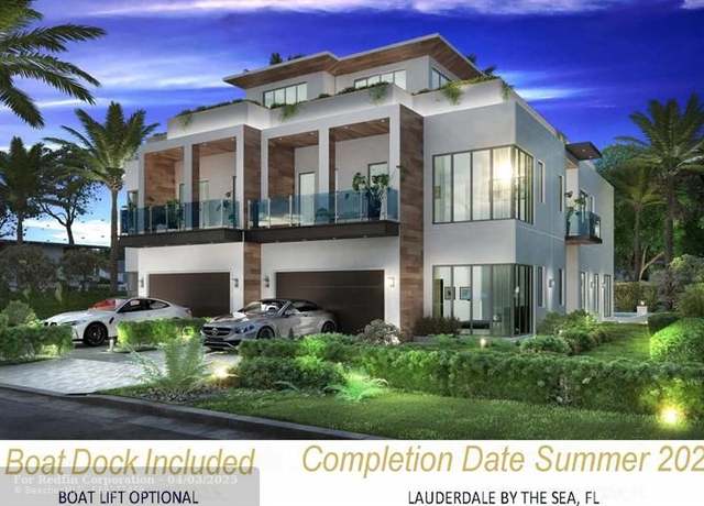 Property at 4143 Seagrape Dr Unit 1-North, Lauderdale By The Sea, FL 33308, 4 beds, 4 baths