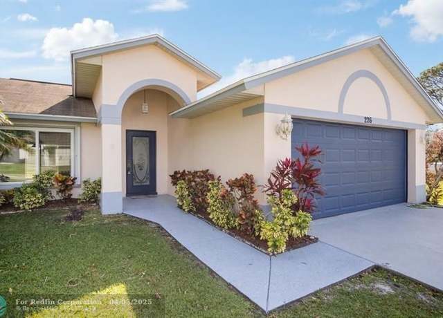 Property at 226 NW Virgo Ct, Port St. Lucie, FL 34983, 3 beds, 2 baths