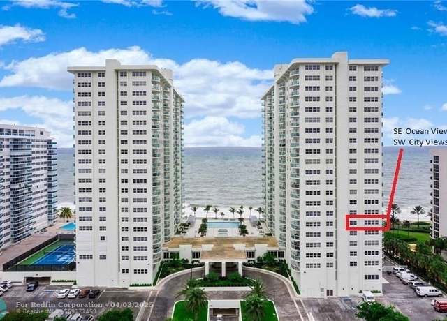 Property at 3400 Galt Ocean Dr Unit 610 S, Fort Lauderdale, FL 33308, 2 beds, 2.5 baths