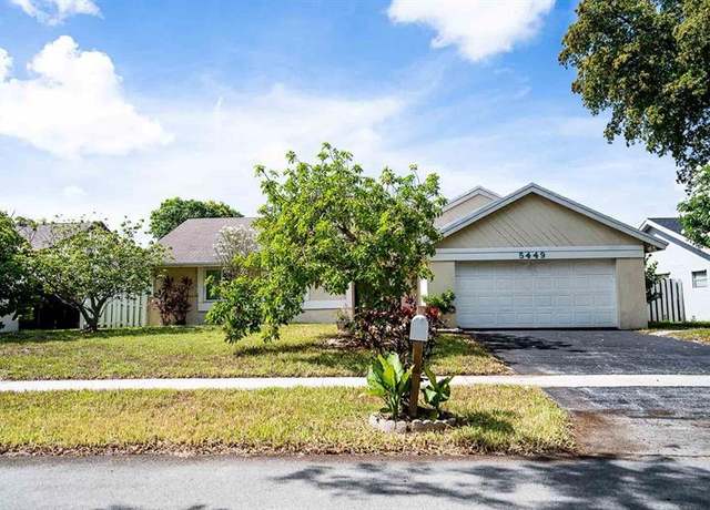 Property at 5449 NW 56th Ct, Tamarac, FL 33319, 3 beds, 2 baths
