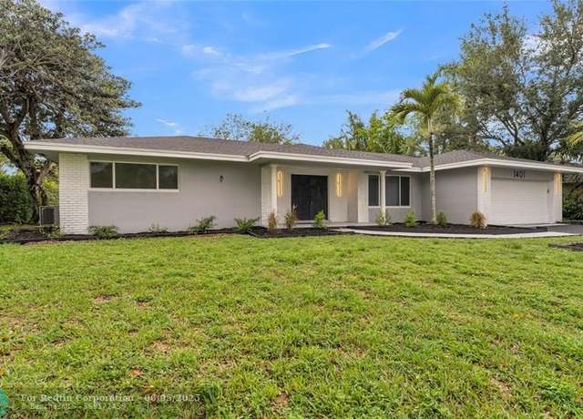 Property at 1401 SW 67th Ter, Plantation, FL 33317, 3 beds, 2 baths