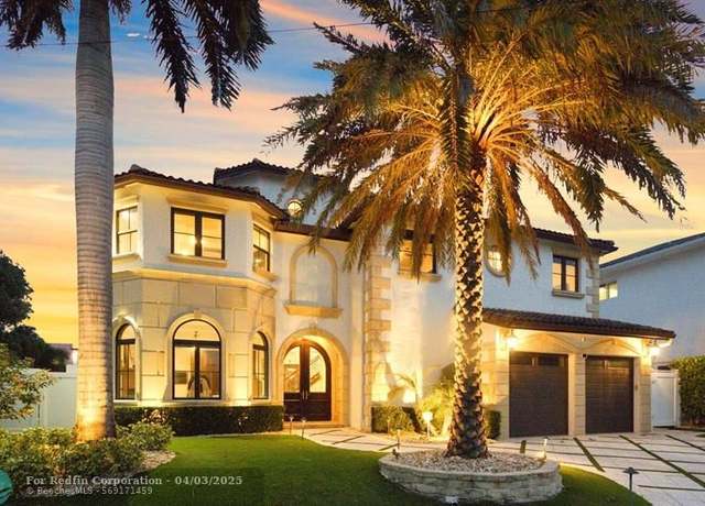 Property at 4930 NE 27th Ter, Lighthouse Point, FL 33064, 6 beds, 5.5 baths