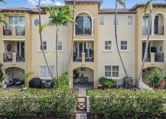 Property at 3240 NE 13 St #3240, Pompano Beach, FL 33062, 3 beds, 3.5 baths
