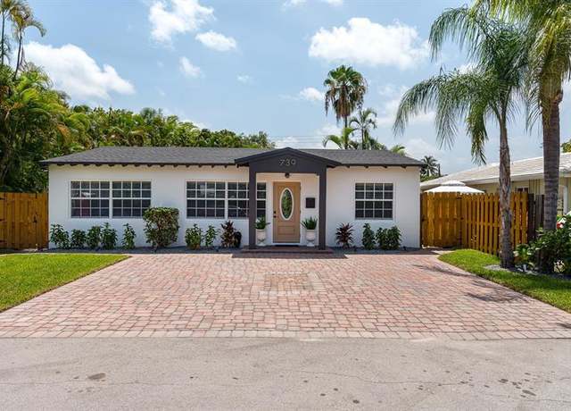 Property at 739 NE 17th Rd, Fort Lauderdale, FL 33304, 3 beds, 2 baths