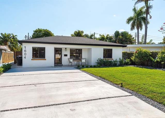 Property at 1604 NE 16th Ave, Fort Lauderdale, FL 33305, 4 beds, 3 baths