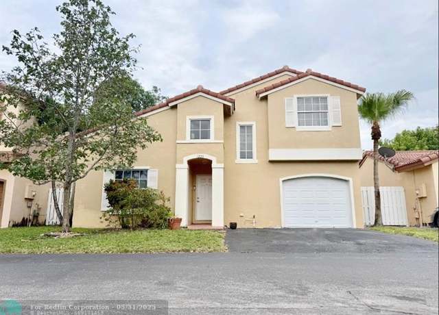 Property at 1223 NW 125th Ter, Sunrise, FL 33323, 3 beds, 2.5 baths