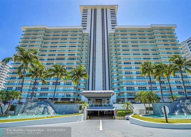 Property at 3900 Galt Ocean Dr #708, Fort Lauderdale, FL 33308, 1 bed, 1.5 baths