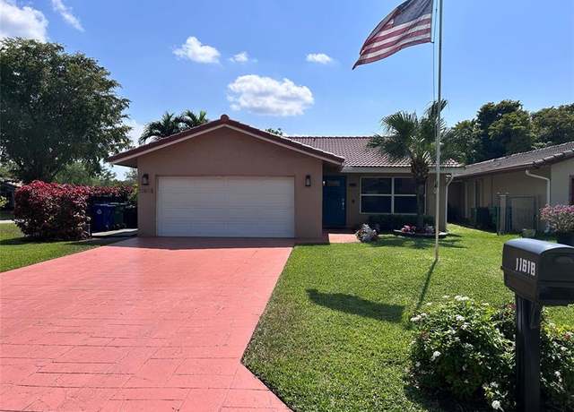 Property at 11618 NW 27th St, Coral Springs, FL 33065, 3 beds, 2 baths