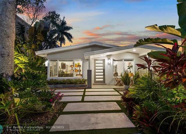 Property at 1033 NE 16 Ave, Fort Lauderdale, FL 33304, 4 beds, 2 baths