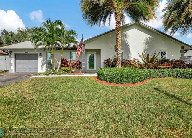Property at 1300 SW 129 Way, Davie, FL 33325, 3 beds, 2 baths