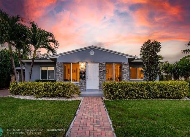 Property at 1509 NE 6th St, Fort Lauderdale, FL 33304, 4 beds, 3 baths