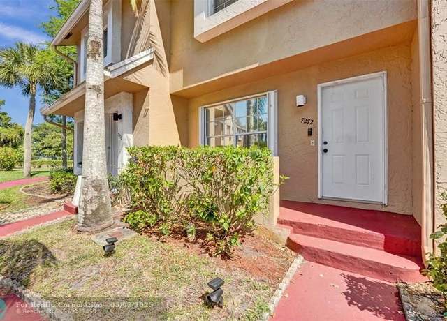 Property at 7272 Woodmont Ave, Tamarac, FL 33321, 2 beds, 2.5 baths