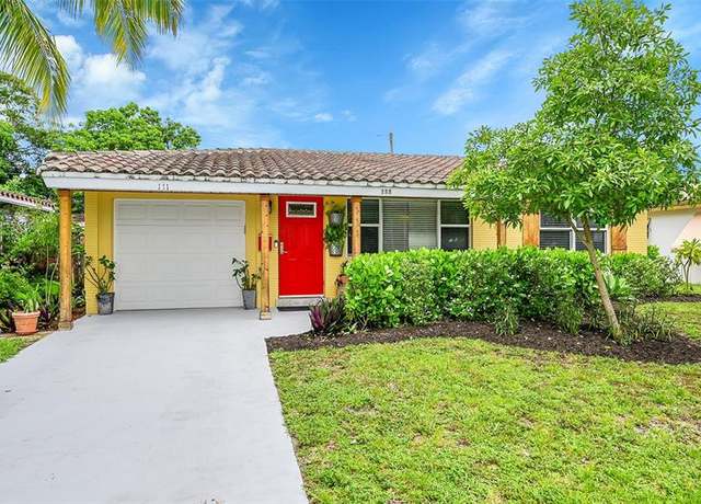 Property at 111 NE 46th St, Oakland Park, FL 33334, 3 beds, 3 baths