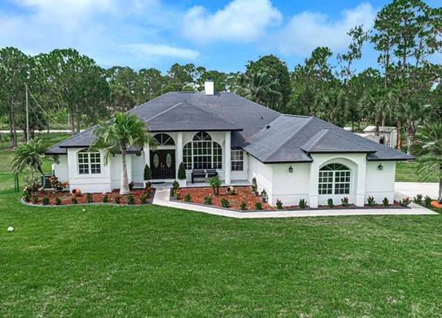 Property at 15268 Orange Blvd Blvd, Loxahatchee, FL 33470, 4 beds, 2.5 baths