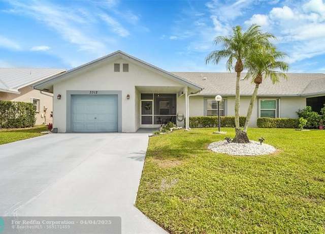 Property at 3312 Justin Cir, West Palm Beach, FL 33417, 2 beds, 2 baths