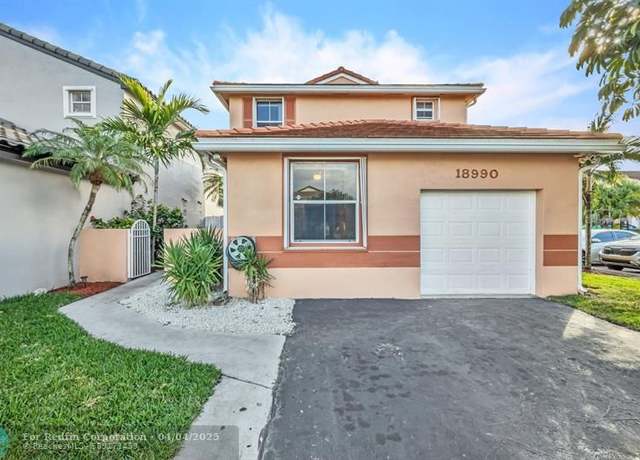 Property at 18990 NW 22nd St, Pembroke Pines, FL 33029, 4 beds, 3 baths