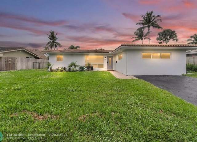Property at 5921 NE 15th Ave, Fort Lauderdale, FL 33334, 3 beds, 3 baths