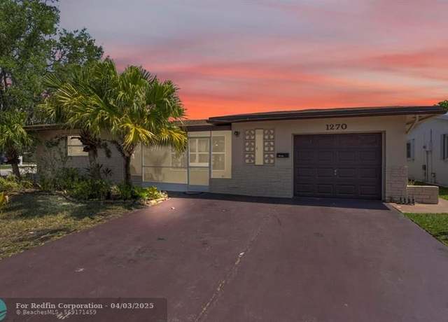 Property at 1270 NW 66th Ter, Margate, FL 33063, 3 beds, 2 baths