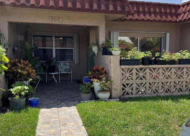 Property at 2317 SW 81st Ter #3, North Lauderdale, FL 33068, 2 beds, 2 baths